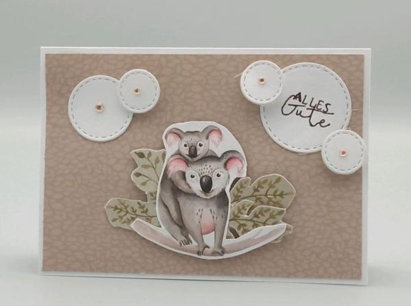 Für Koala-Fans: Liebevolle Karte für jeden Anlass